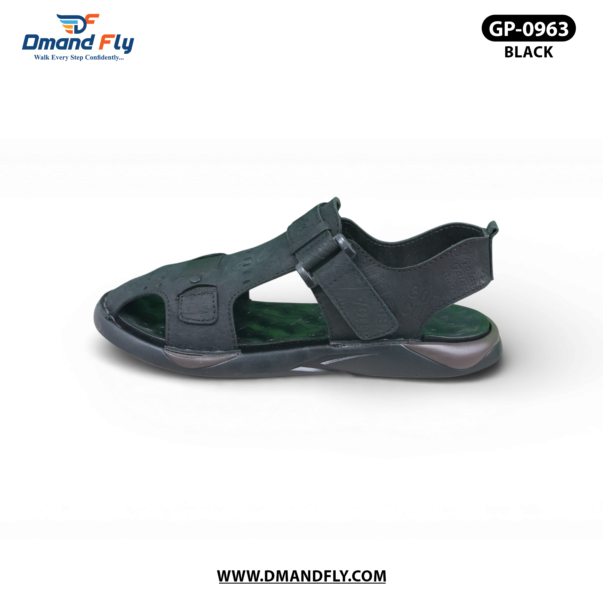 0963 Sandal (Black)
